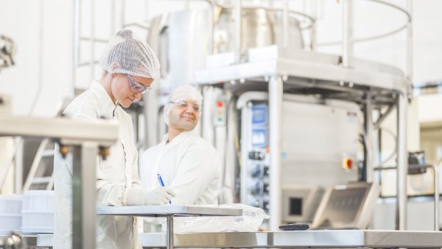 CSL's biotechnology manufacturing facility at Broadmeadows in Melbourne's north, where the University of Queensland vaccine is being manufactured should it prove to be successful.