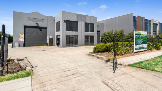 The office/warehouse at 43 Jesica Road in Campbellfield.