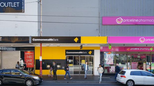 The Commonwealth Bank at 291 Chapel Street.
