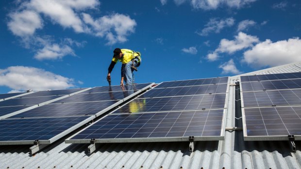 There are now more than three million rooftops with solar in Australia.