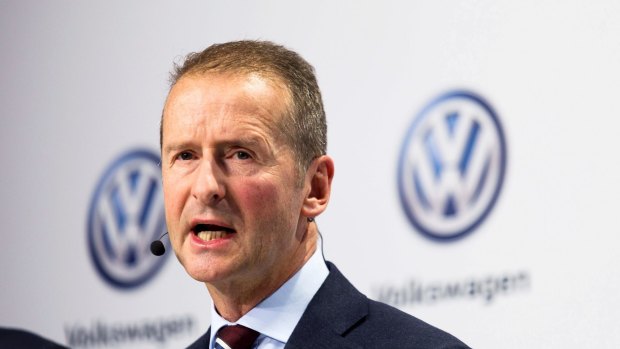 "Ebit macht frei": Volkswagen CEO Herbert Dies has apologised for his "unfortunatel choice of words".