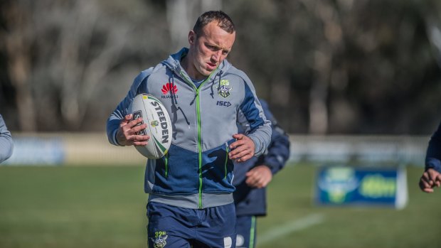 Raiders hooker Josh Hodgson could be back to face the broncos in round 16.