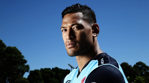 On the outer: Israel Folau gave Rugby Australia no choice but to part ways with him.