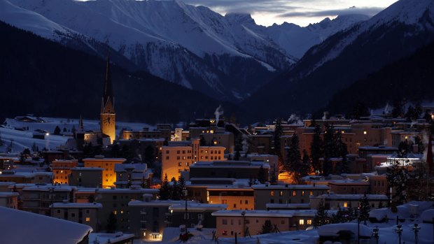 Dusk falls in Davos: The annual gathering of the world's rich and powerful in the Swiss ski resort hasn't changed the world, despite its lofty mission statement.