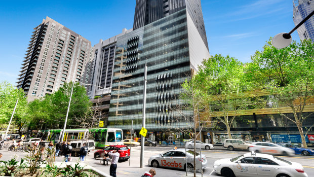 The office at 580 Collins Street.