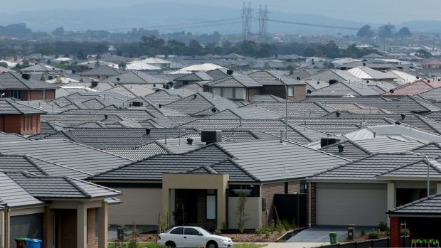 The urban sprawl in Cranbourne, in Melbourne’s south-east.