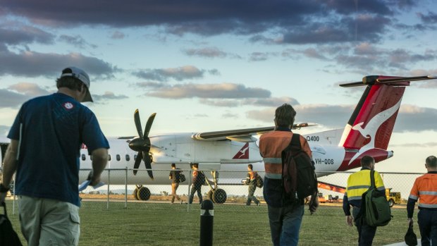 Qantas sees the opportunity to merge Alliance with its own fly-in, fly-out operations.  