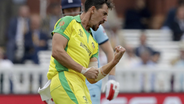 Weapon: Mitchell Starc was the standout bowler during the World Cup.