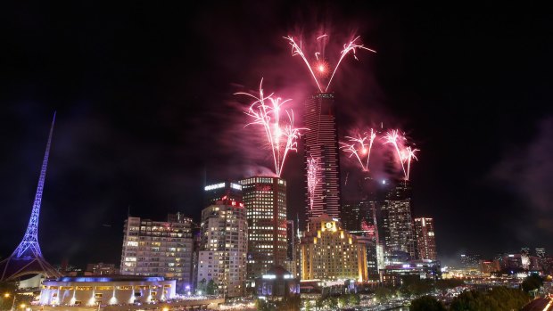 There will be fireworks displays in both Docklands and Dandenong.