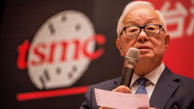 Morris Chang, chairman and founder of TSMC, which will no longer be supplying Huawei. 