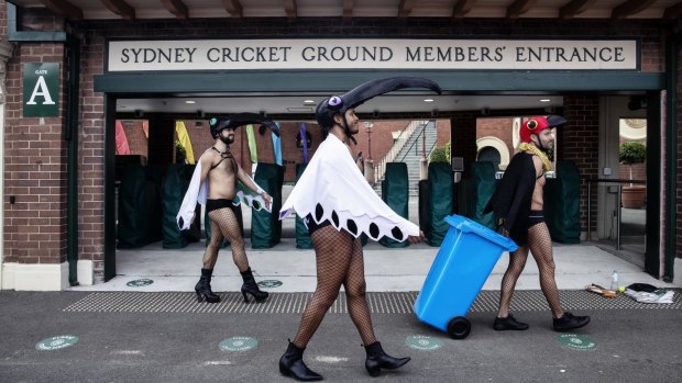 The Mardi Gras parade has been moved to the Sydney Cricket Ground. 