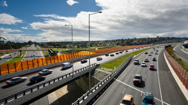 Traffic on EastLink.