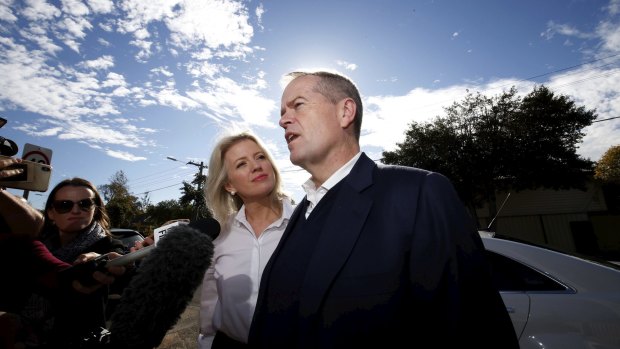 Bill Shorten and his wife Chloe return home on Sunday after the weekend's election.