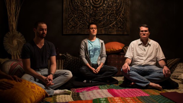 Group meditation sessions are held at Google's offices. 
