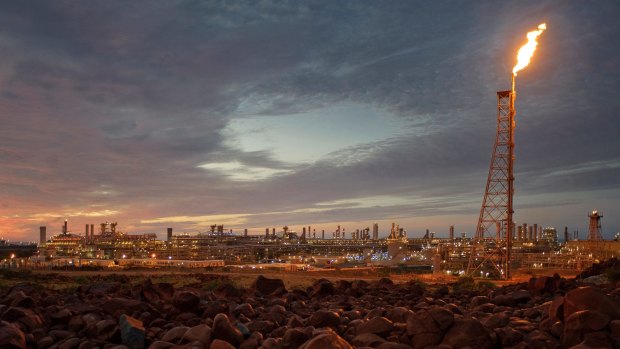 Woodside's Karratha gas plant.