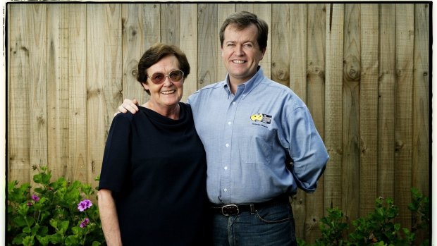 Opposition Leader Bill Shorten and his mother Ann, pictured in 2005.