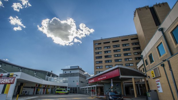 The Canberra Hospital, where the radiology department has been the subject of complaints.