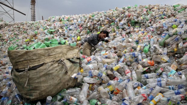 Indonesia's second-largest city is giving free bus rides in exchange for used plastic bottles.