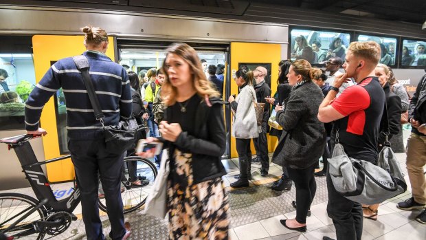 Sydney's train network is under strain from a fast-growing population.