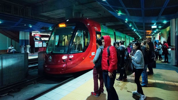 Services on the inner west light rail between Central Station and Dulwich Hill were suspended late last year due to cracked trams.