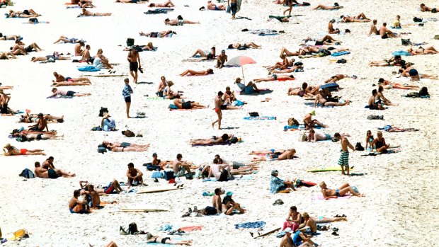Sydneysiders don swimsuits, cozzies and swimming costumes.