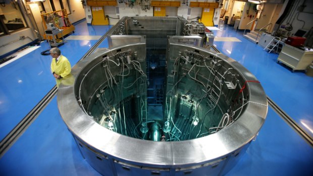 The nuclear reactor at ANSTO's Lucas Heights research campus.