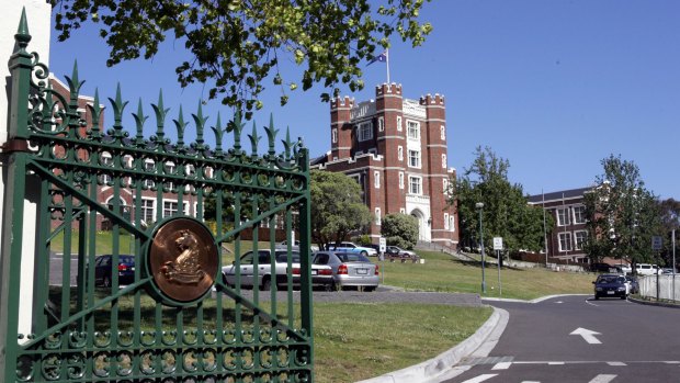 The new centre will be built next to Melbourne High School (pictured) on a site bought by the school's fundraising arm.