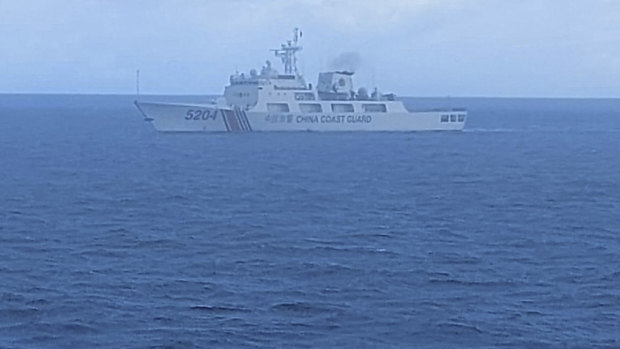 A Chinese Cost Guard ship in the South China Sea.