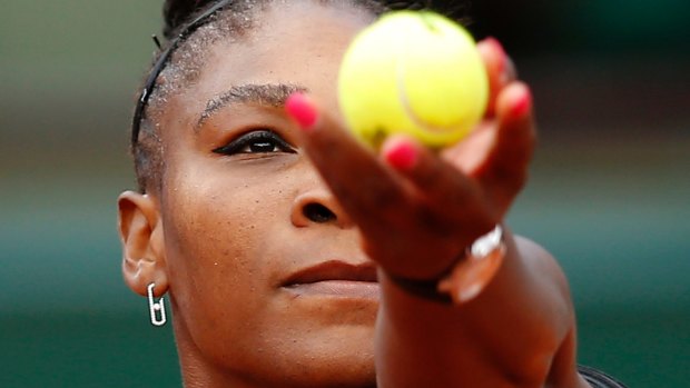 Eyes on the prize: Serena Williams.