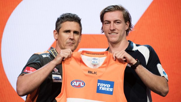 Will Setterfield started his career as a Giant before moving to Carlton last year.