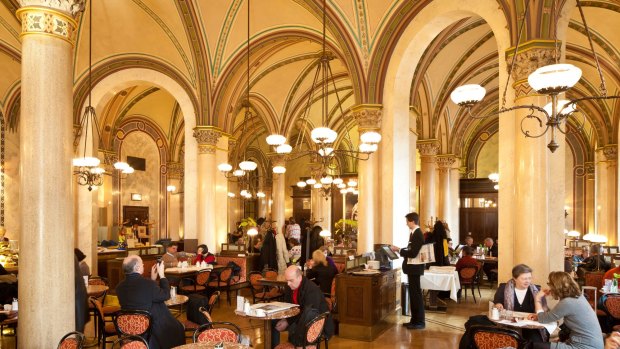Vienna's ornate Cafe Central.