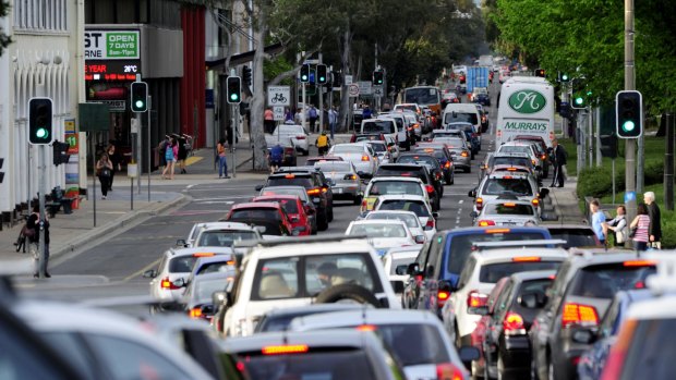 Canberra is reaching the size where it might get a genuine traffic jam.