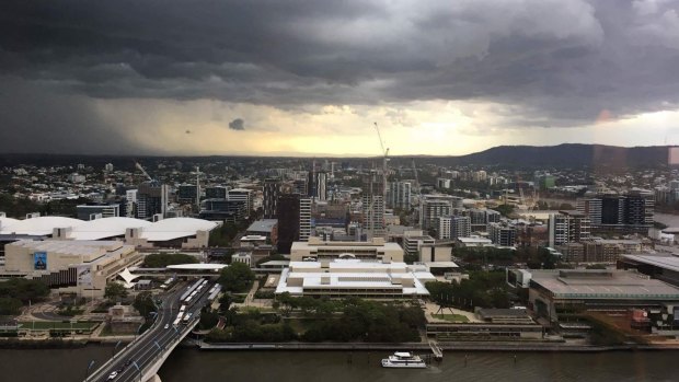 Severe thunderstormsis expected to approach Brisbane CBD.