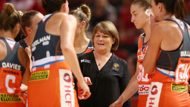 "I just think I'm really lucky": Giants coach Julie Fitzgerald.