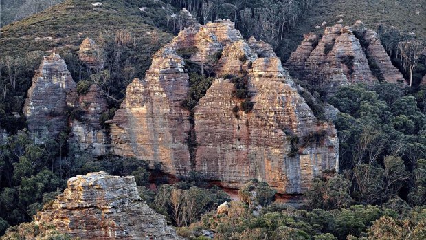 The Gardens of Stone near Lithgow were one of the areas the NSW government was looking to give national park status - but hasn't so far.