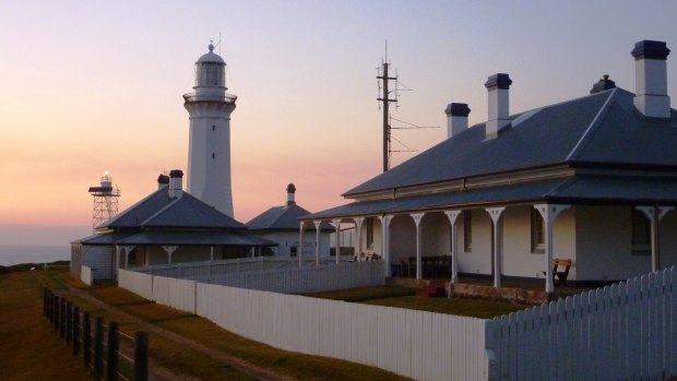 Sunrise at Green Cape Light Station.