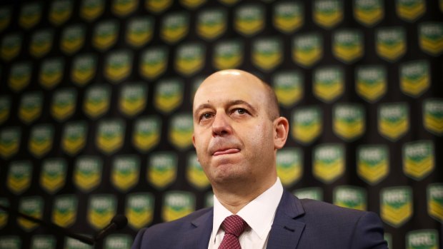 Biding his time: NRL CEO Todd Greenberg is awaiting a review into the TPA system.