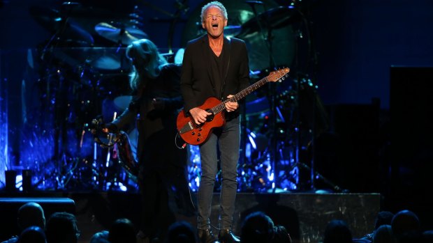 Lindsay Buckingham with Fleetwood Mac in Melbourne in 2015.