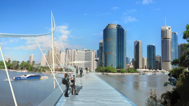 The Quirk administration scrapped its plans for a pedestrian bridge to Kangaroo Point.
