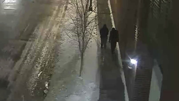 CCTV provided by the Chicago Police Department shows two people of interest who may have witnessed the alleged attack on Smollett.