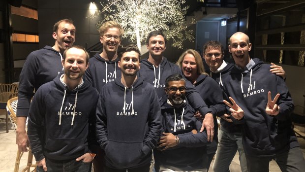 The Bamboo micro-investment cryptocurrency app team.
