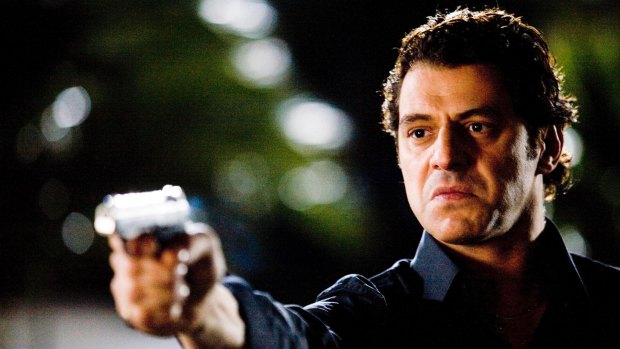 Vince Colosimo as gangland figure Alphonse Gangitano in <i>Underbelly</i> in 2008.
