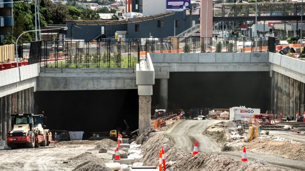 High concentrations of airborne fungi have been found in the M4 East tunnels.