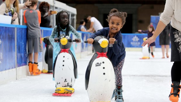 Brisbane was a Winter Wonderland on Sunday with ice on car windscreens and occupying King George Square.