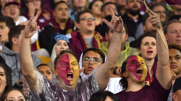 Queensland fans make themselves heard, although they tasted a rare series defeat.