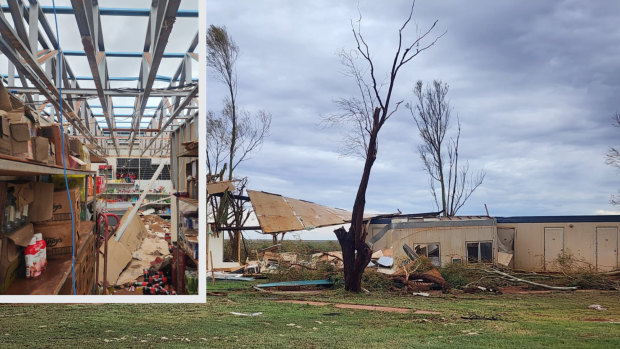 Pardoo Roadhouse in WA’s north was destroyed by Cyclone Ilsa. 