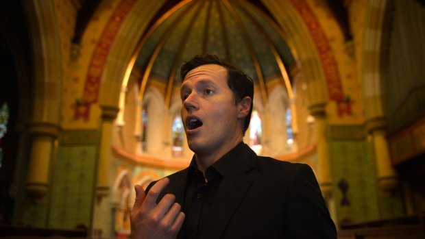 Tenor Andrew Goodwin sang the opening lines of Comfort ye … with a smooth tone of splendid bloom.