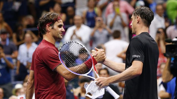 Brisbane's John Millman knocks Roger Federer out of the US Open.