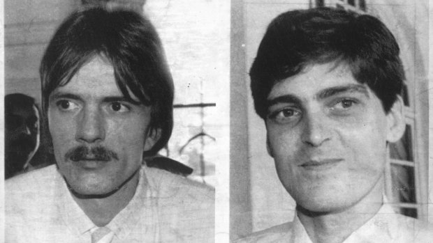 Kevin Barlow and Brian Chambers were hanged on July 7, 1986. 