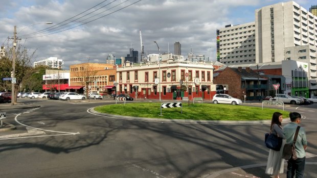 The Corkman Irish pub in Carlton, built in 1858, as it was until its illegal demolition in 2016. 